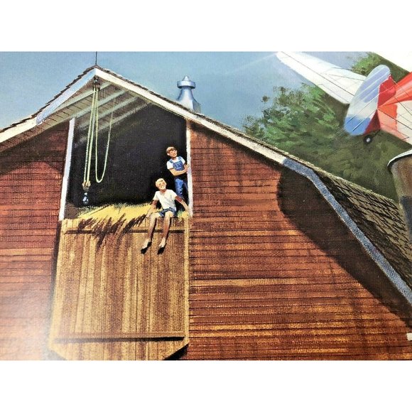 Barn Stormer by Nixon Galloway Aviation Art Print 1990 Bledsoe's Aviation Art - Picture 4 of 9